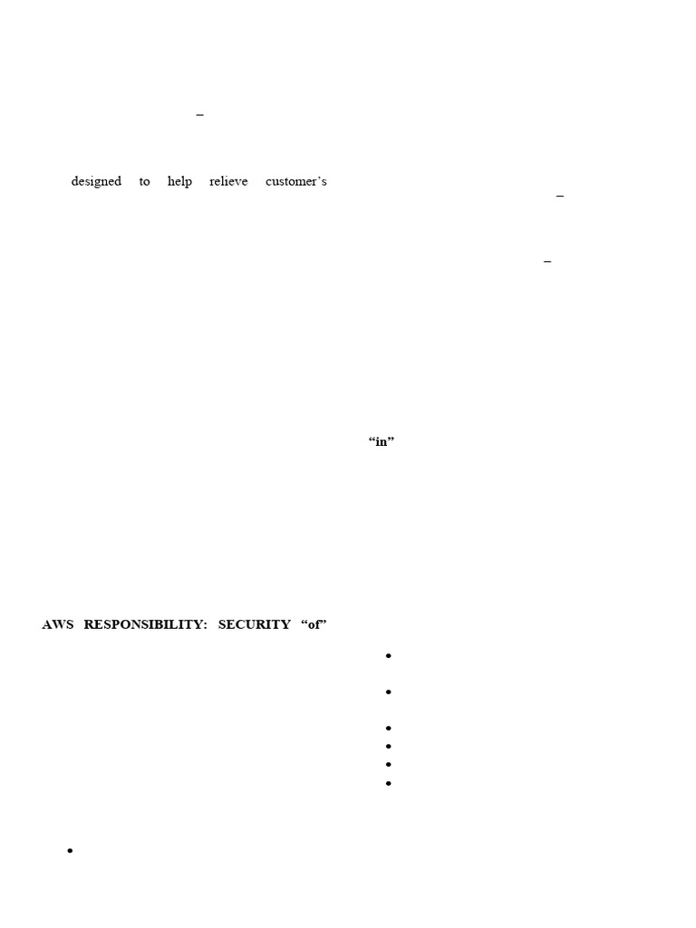 AWS Shared Responsibility Model Explained | PDF | Amazon Web Services ...