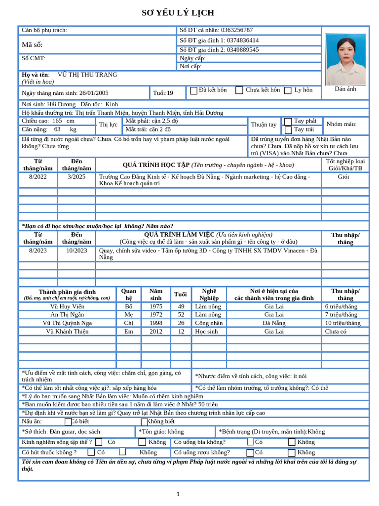Form Chuẩn Ek Dh | PDF
