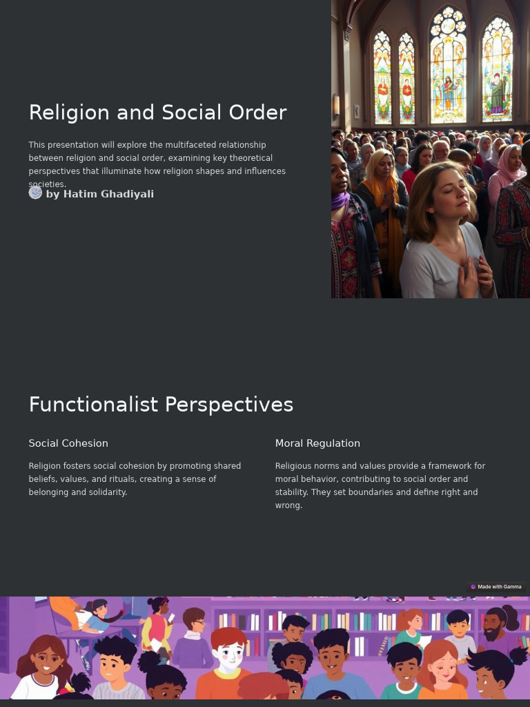 Religion's Role in Social Order Dynamics | PDF | Émile Durkheim | Rituals