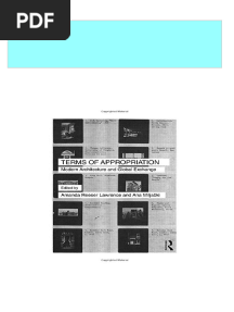 Instant Download Terms of Appropriation Modern Architecture and Global Exchange 1st Edition Amanda Reeser Lawrence PDF All Chapter