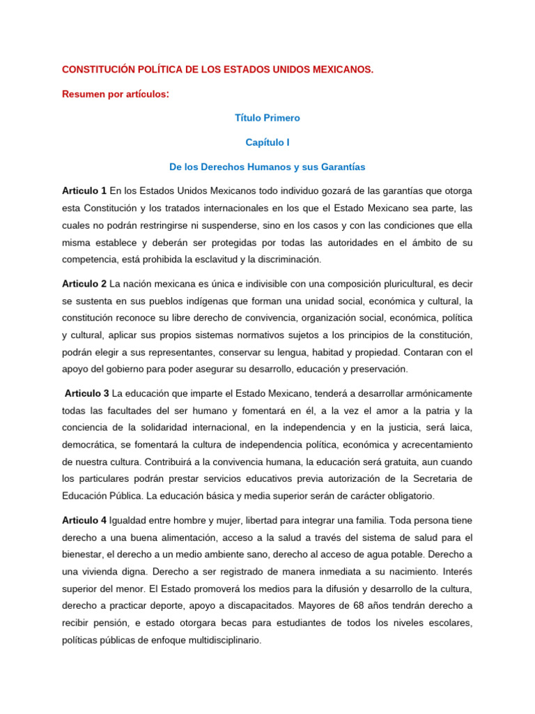 Derechos y Garantías Constitucionales | PDF | Legislador | El proceso ...