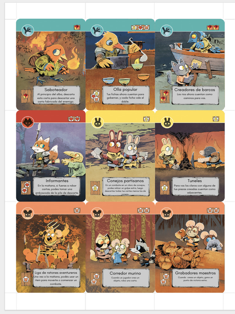 Cartas Root Riverfolk - 20241128 - 155520 - 0000 | PDF