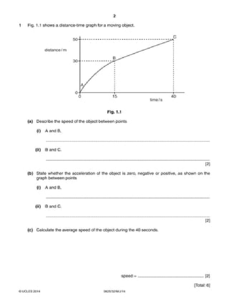 Physics Graph Questions | PDF
