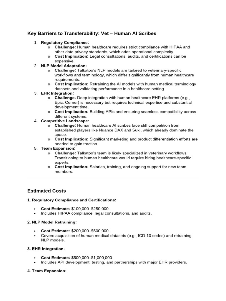 Key Barriers To Transferability | PDF | Electronic Health Record ...