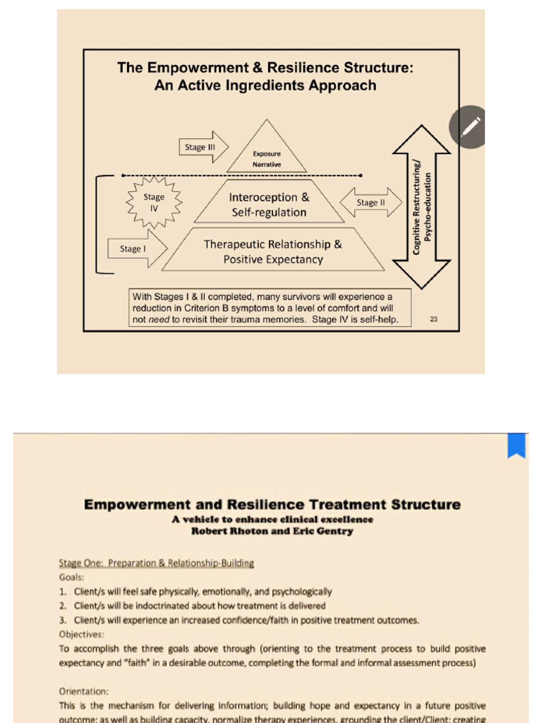 Trauma Recovery and Resilience Stucture | PDF
