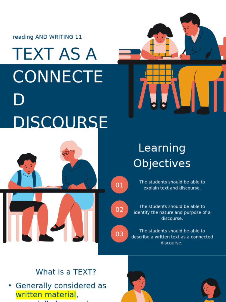 L1 Text As A Connected Discourse | PDF | Public Speaking | Human ...
