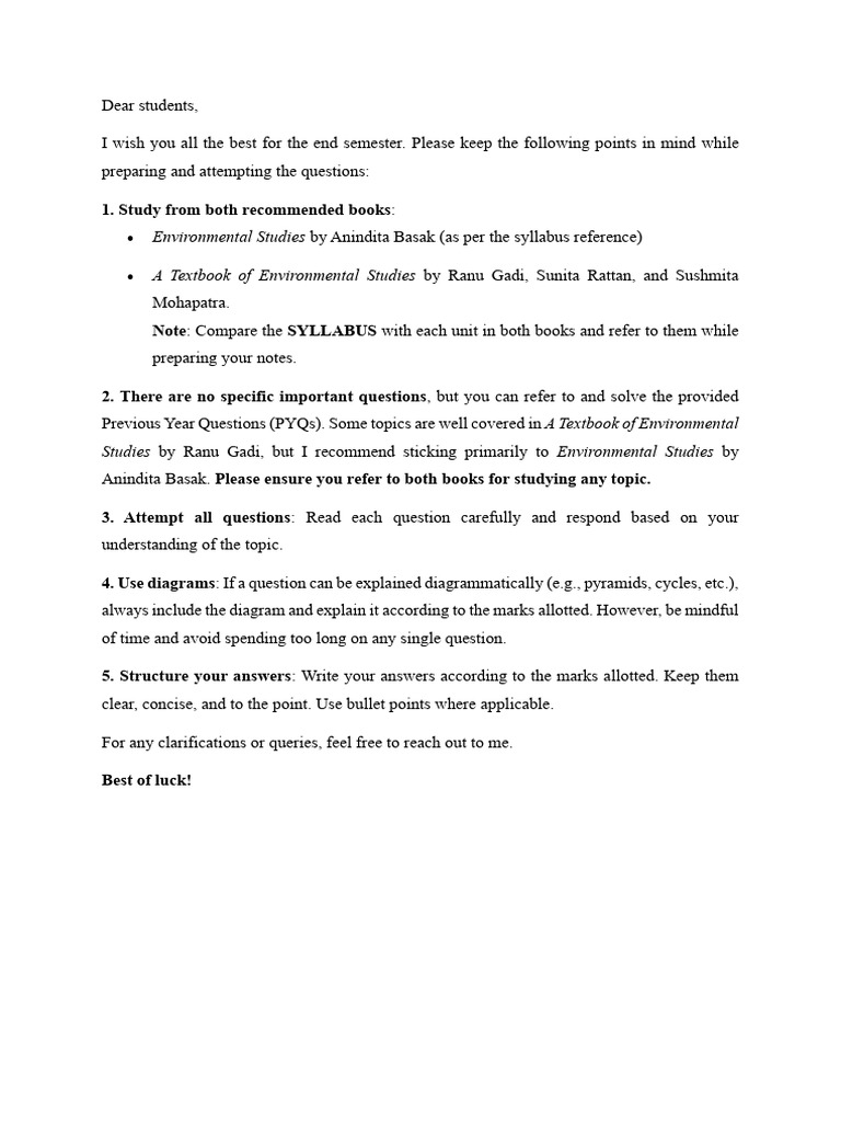 Key Points To Remember | PDF