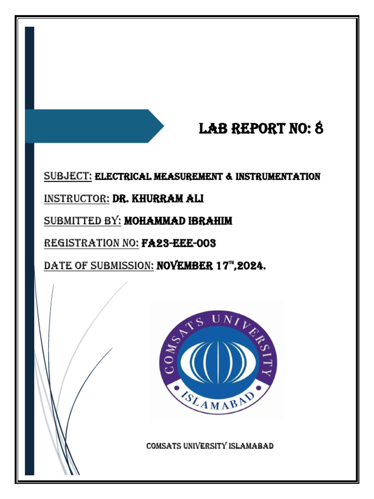 Emi Lab Report 8-A | PDF | Sensor | Magnetometer