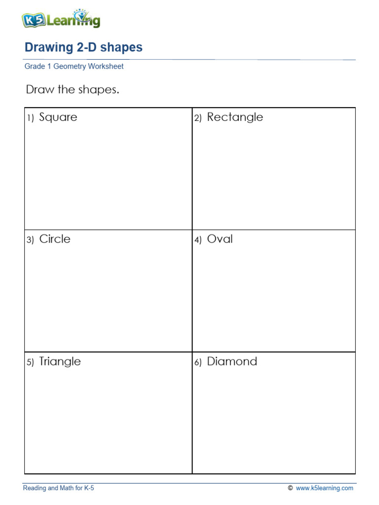 K-1 Geometry: Drawing 2D Shapes | PDF