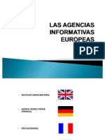 Las Agencias Informativas Europeas