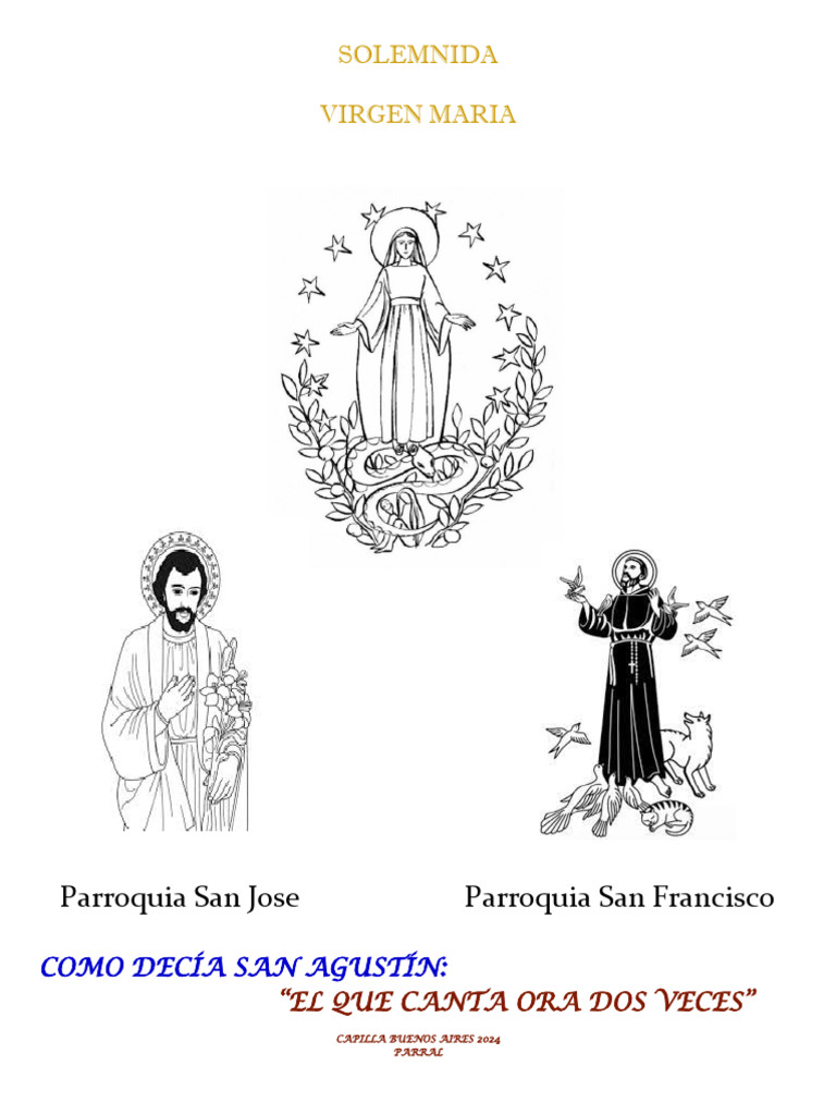 Maria 2024-1 | PDF | María, madre de Jesús | Oración