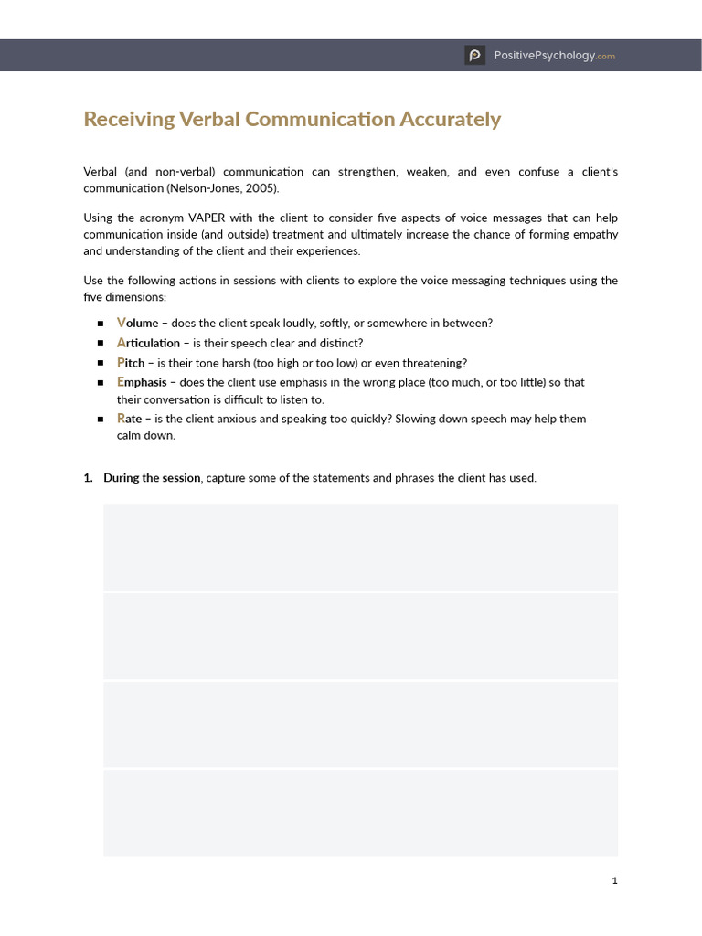 Enhancing Client Communication Skills | PDF