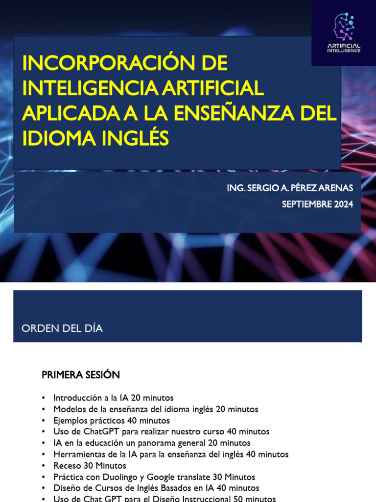 IA y Enseñanza del Inglés: Estrategias | PDF | Inteligencia artificial ...