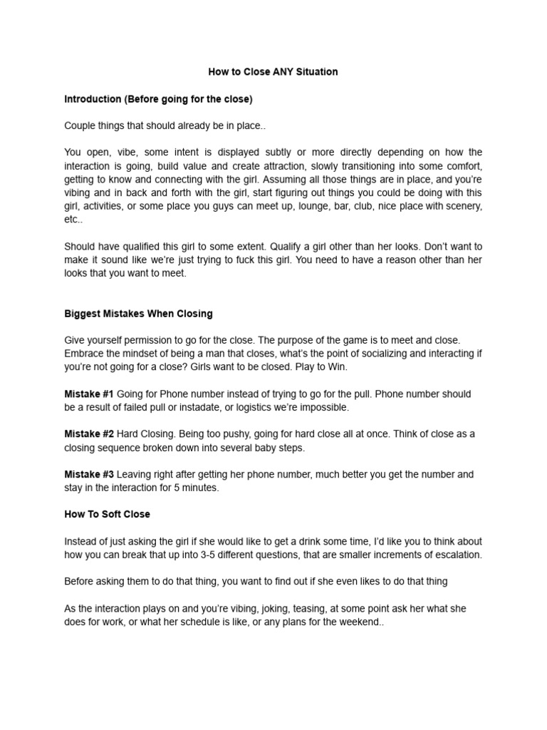 Effective Closing Techniques Guide | PDF