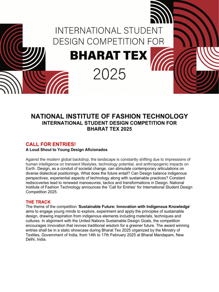 International Student Design Competition 2025 | PDF | Sustainability ...