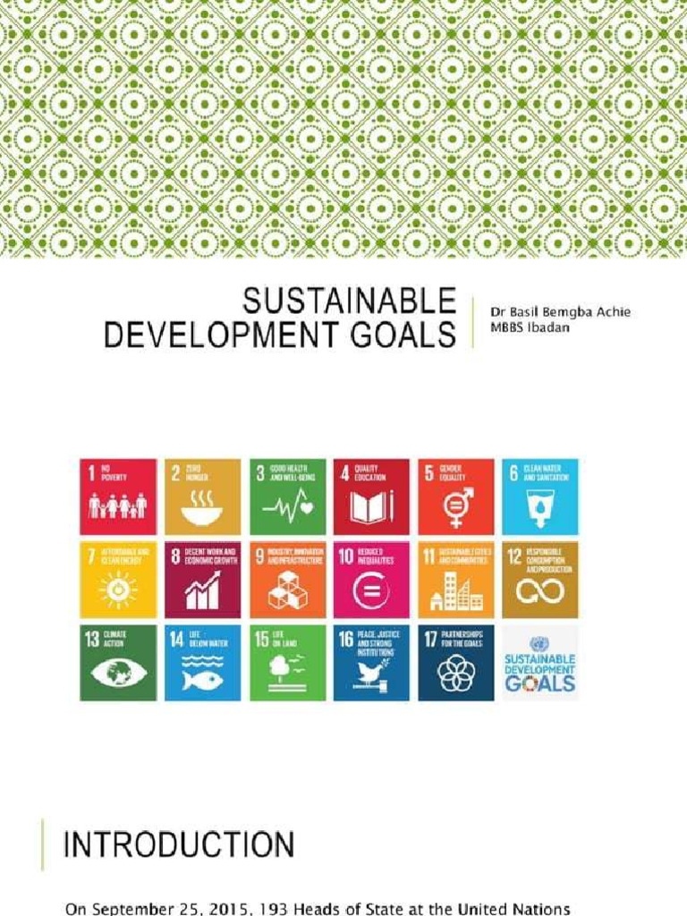 17 Sustainable Goals | PDF