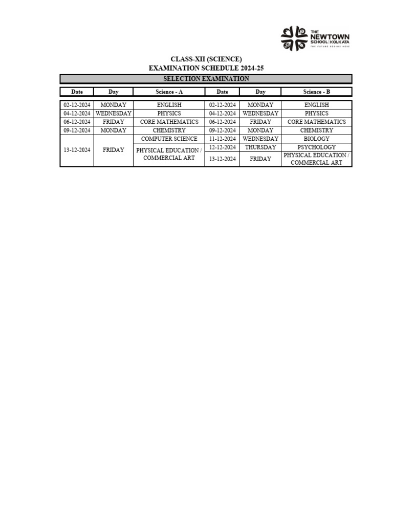 class-xii-science-date-sheet-of-selection-exam-24-25-pdf