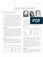 Prescribing Practices Within the BHRS System