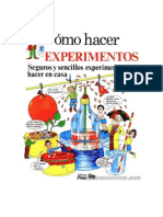 cómo hacer experimentos