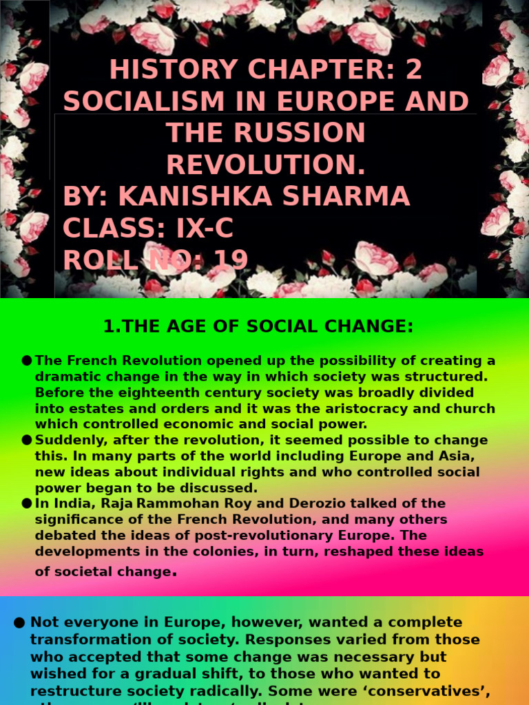 Socialism and the Russian Revolution | PDF | Vladimir Lenin | Socialism
