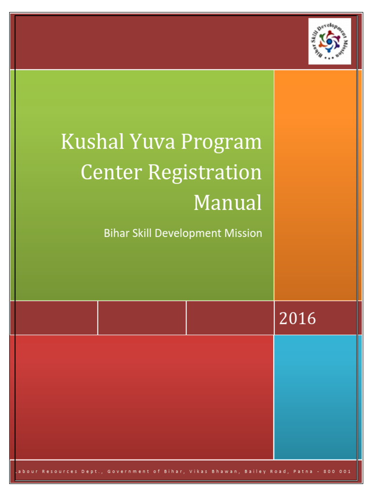 KYP Center Registration Guidelines | PDF | Cheque | Computing
