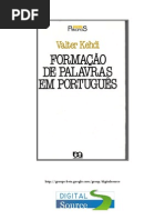 Valter Kehdi - Formação de Palavras em Portugês (pdf) (rev)
