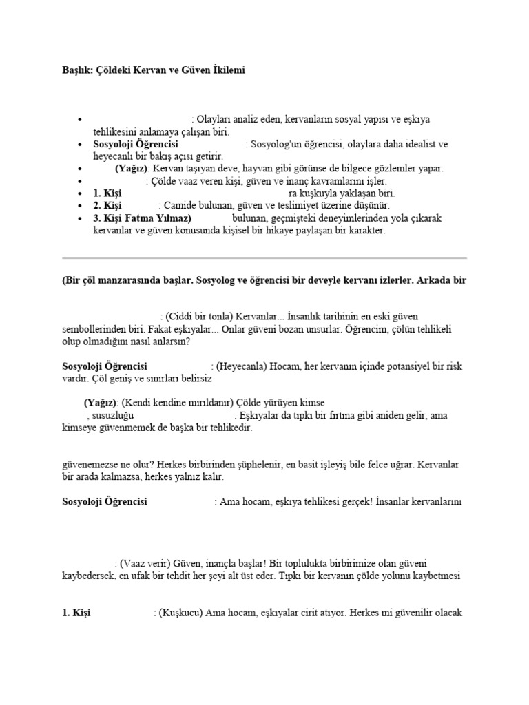 Kervan Skeç | PDF