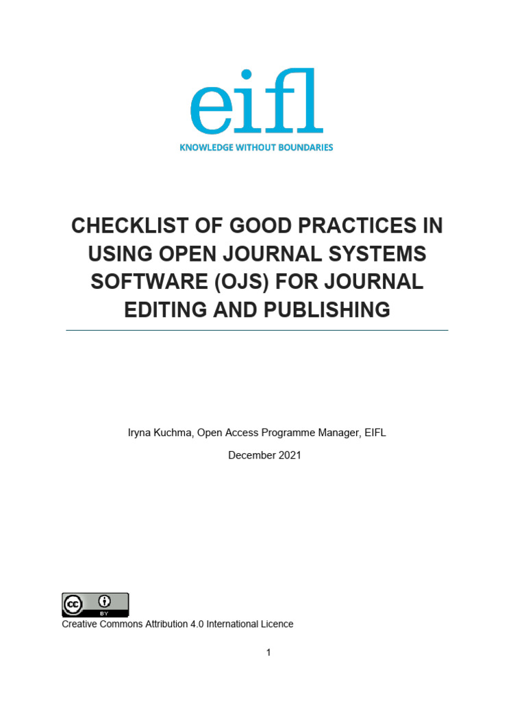 Checking Your OJS Version Guide | PDF | Metadata | Open Access