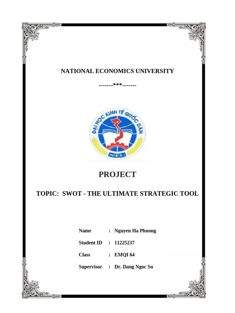 SWOT Analysis: A Strategic Tool Guide | PDF | Swot Analysis | Marketing ...
