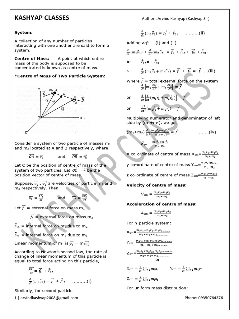 Torque-Free Motion in Rigid Bodies | PDF | Torque | Rotation Around A ...