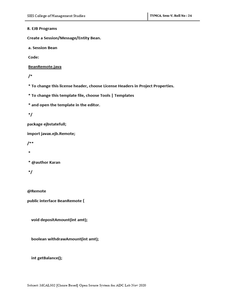 Assignment 8 | PDF | Software Architecture | Object (Computer Science)