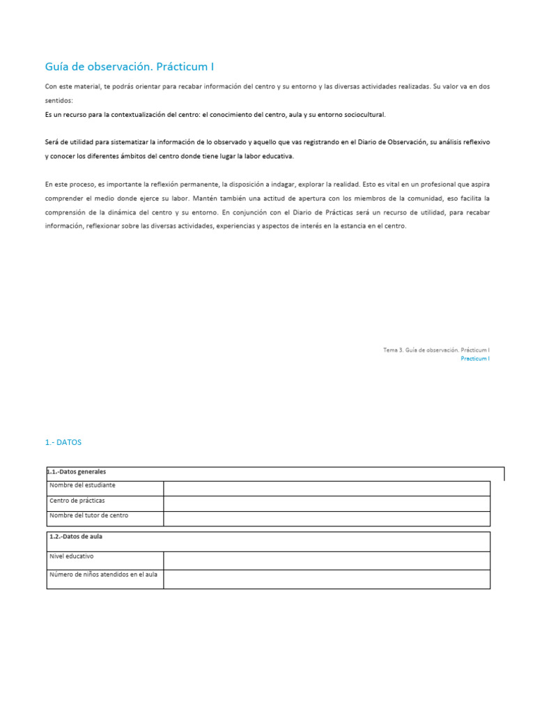 Tema3 Guia | PDF | Evaluación | Aprendizaje