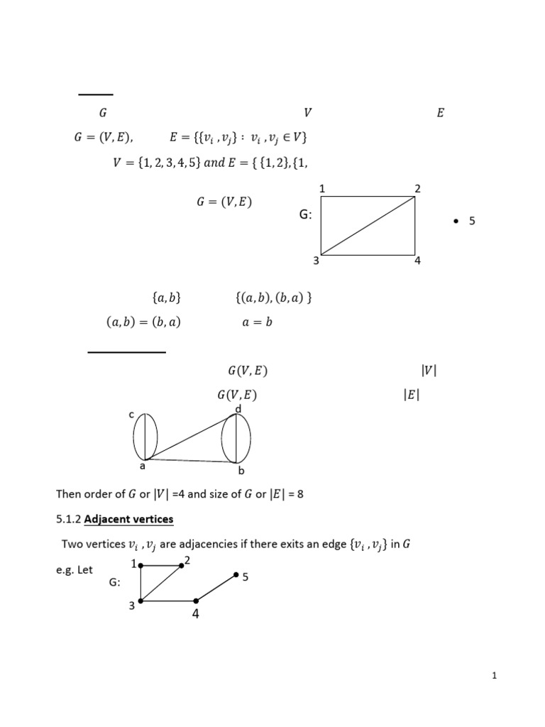 Discrete Chapter 5 (2013EC) Short | PDF | Vertex (Graph Theory ...