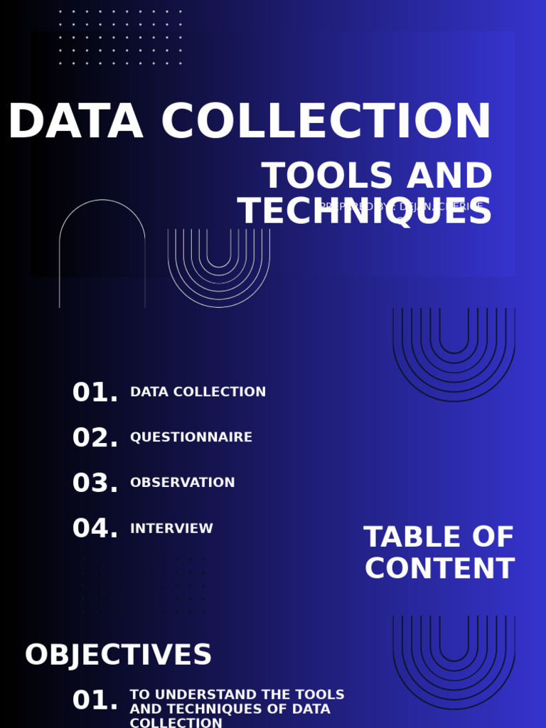 Data Collection Tools and Technique | PDF | Questionnaire | Data