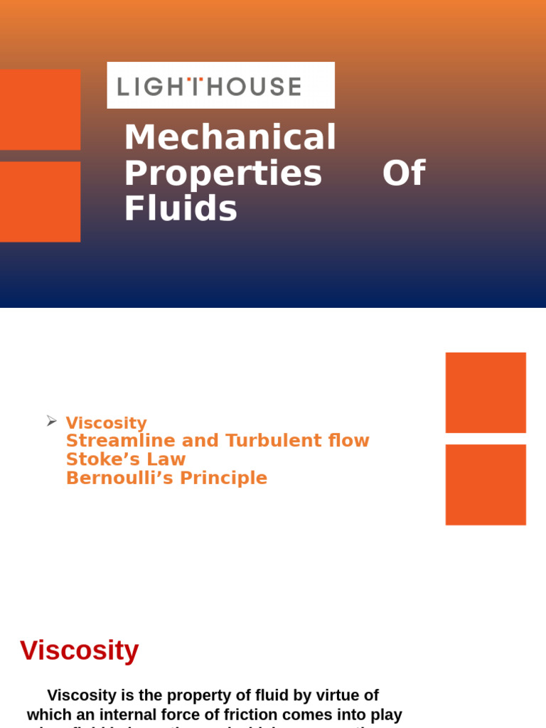 Viscosity and Fluid Dynamics Principles | PDF | Viscosity | Fluid Dynamics
