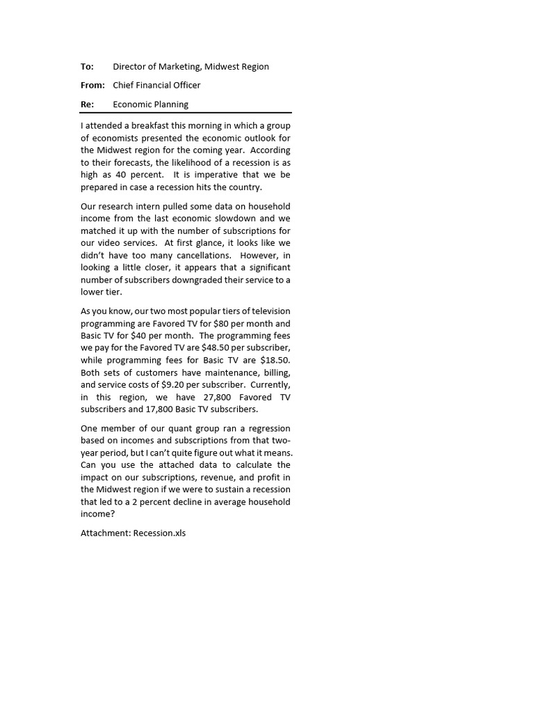 Memo 4 | PDF