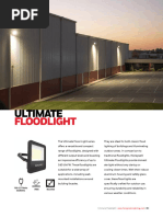 UFLD LED Floodlight Specifications | PDF | Lighting | Light Emitting Diode