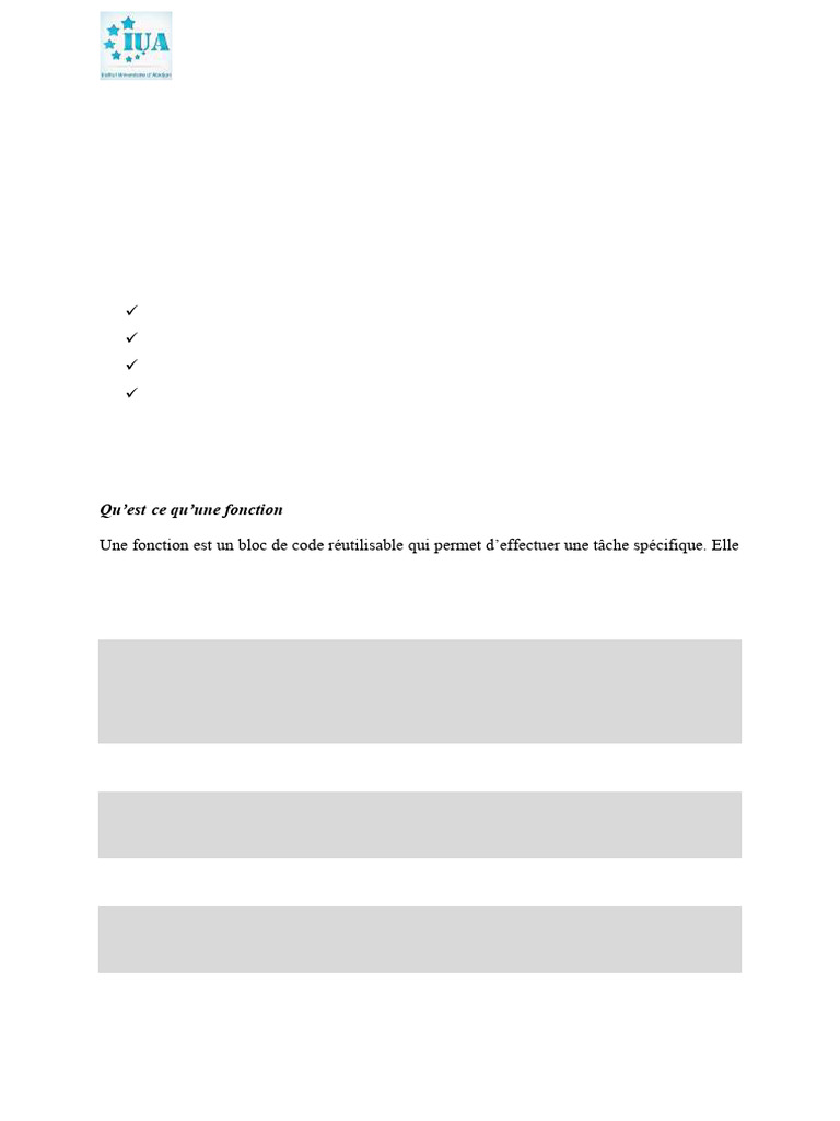 Fonctions et Modules en Python | PDF | Python (Langage de programmation ...