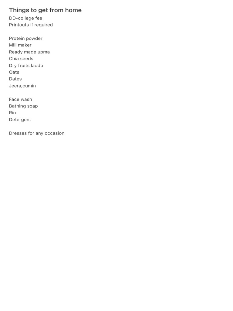 things-to-get-from-home-pdf
