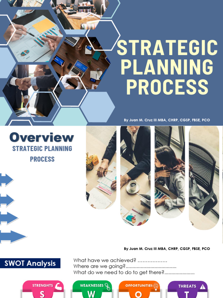 Strategic Planning Process Guide | PDF | Swot Analysis | Strategic Planning
