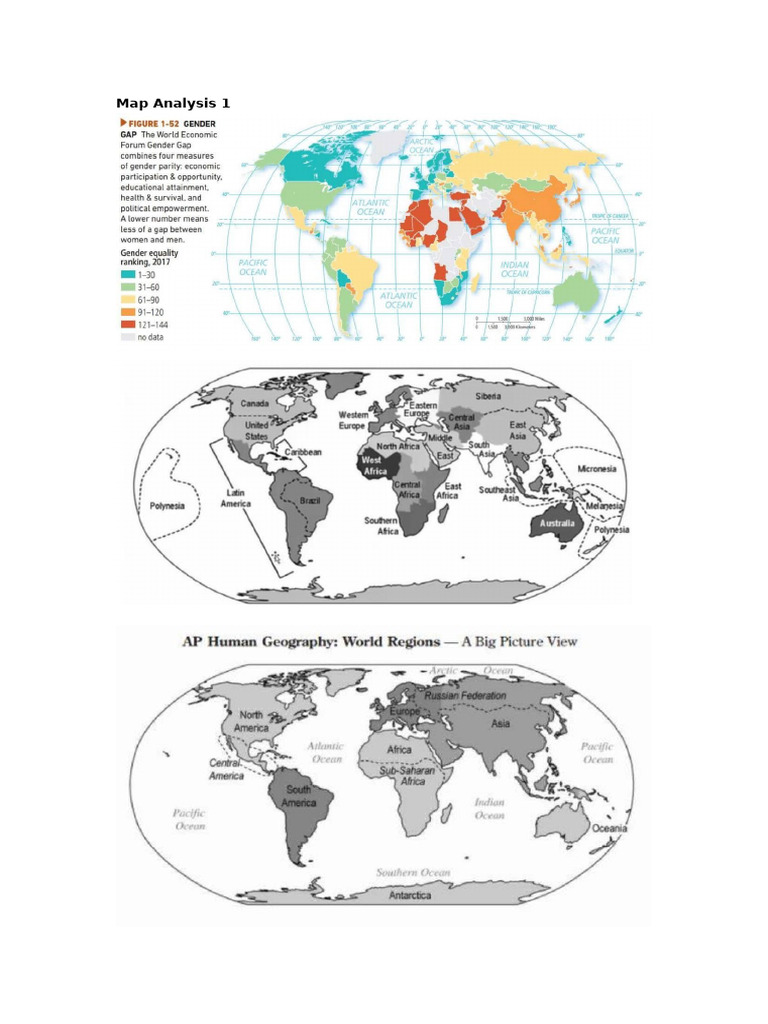 APHG Map Analysis | PDF | Gender Studies | Gender Equality