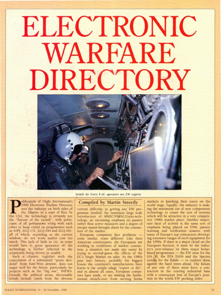 EW Directory 1990 Signals Intelligence Electronic Warfare