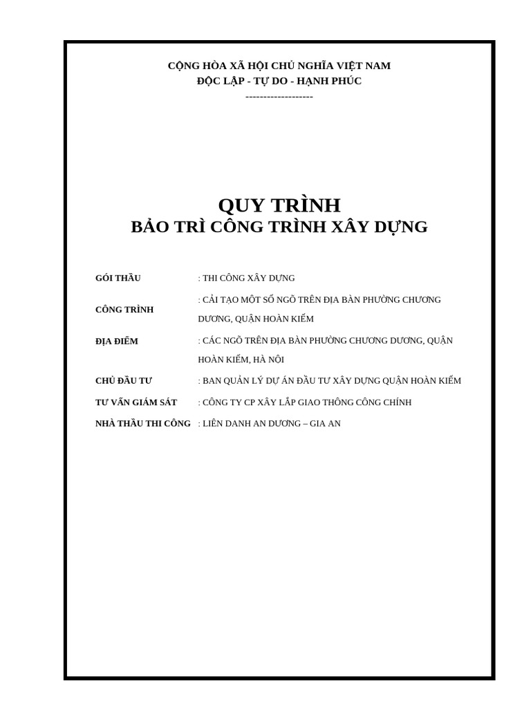 11 quy trinh bao tri pdf