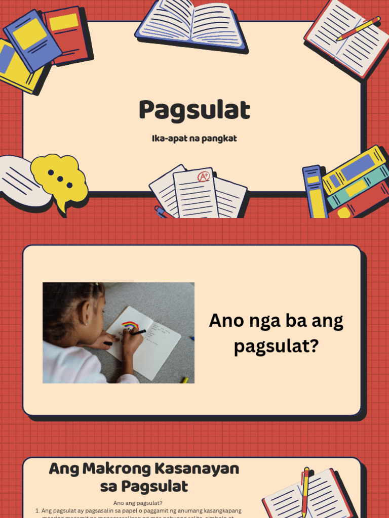 Fil 1 Group 4 Pagsulat | PDF