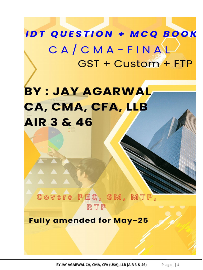 Comprehensive GST Study Guide | PDF | Value Added Tax | Leasehold Estate