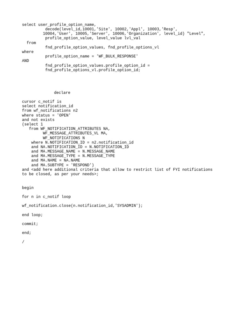 Oracle Workflow Notification Management | PDF