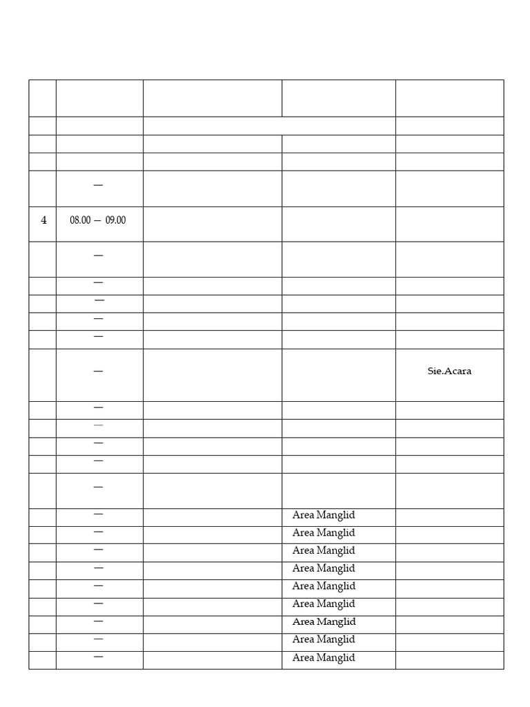 RUNDOWN | PDF