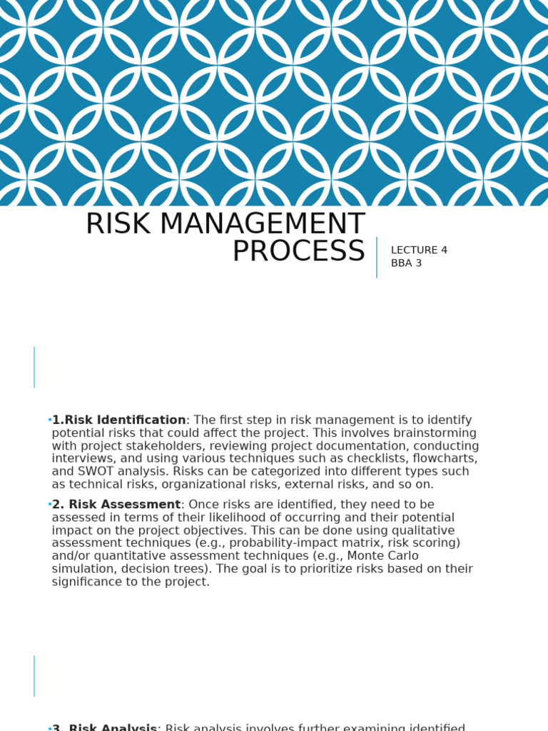 Comprehensive Risk Management Guide | PDF | Risk | Risk Management