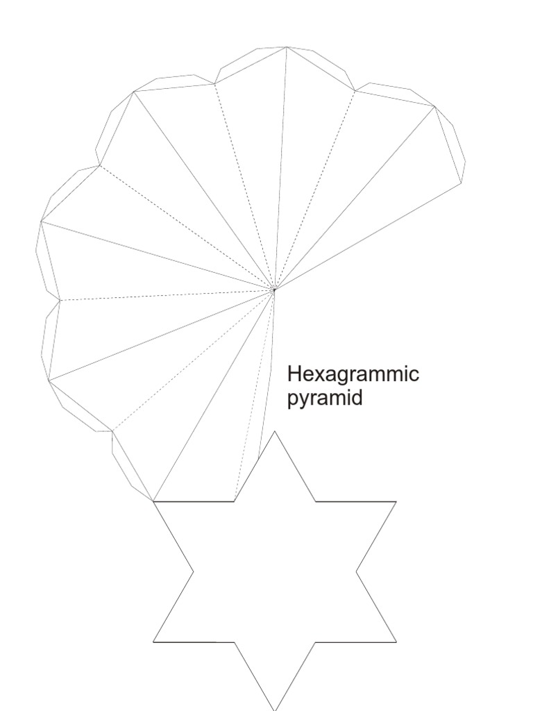 Hexagrammic Pyramid Overview and Design | PDF | Polytopes | Linear ...