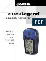 Garmin Etrex Legend GPS Manual